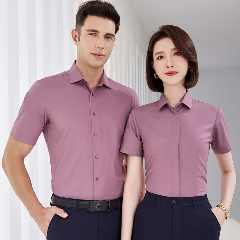 Modal Custom White Shirts for Office, School, Hotel – Logo Embroidery