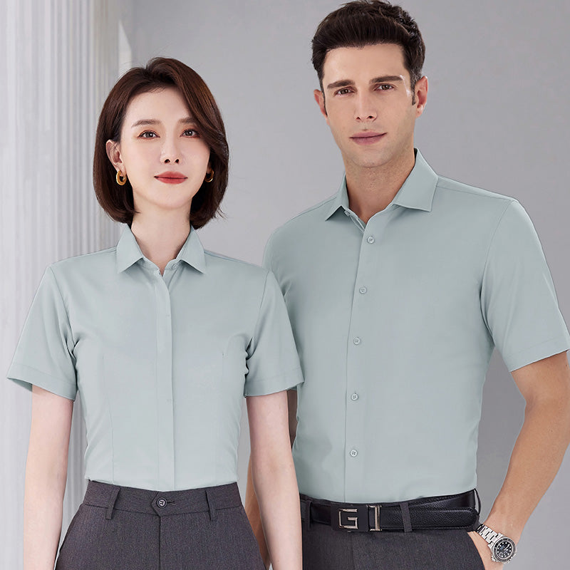 Modal Custom White Shirts for Office, School, Hotel – Logo Embroidery