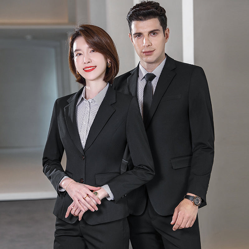 Patterned Business Suit Sets for Men & Women – Formal Uniform Blazers for Office, Hotel, School, Casino, Real Estate & Conferences