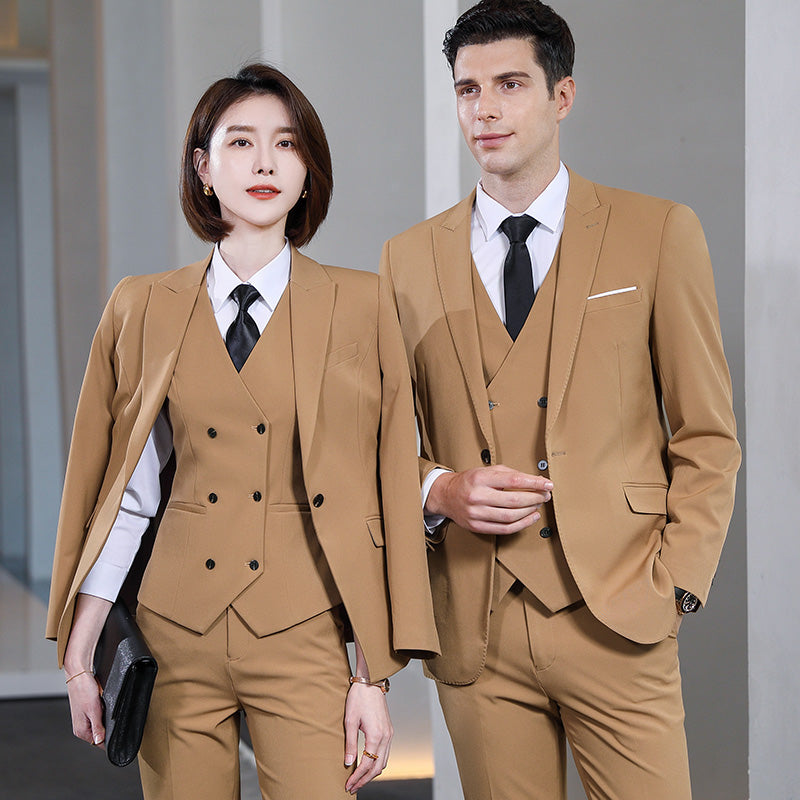 Patterned Business Suit Sets for Men & Women – Formal Uniform Blazers for Office, Hotel, School, Casino, Real Estate & Conferences