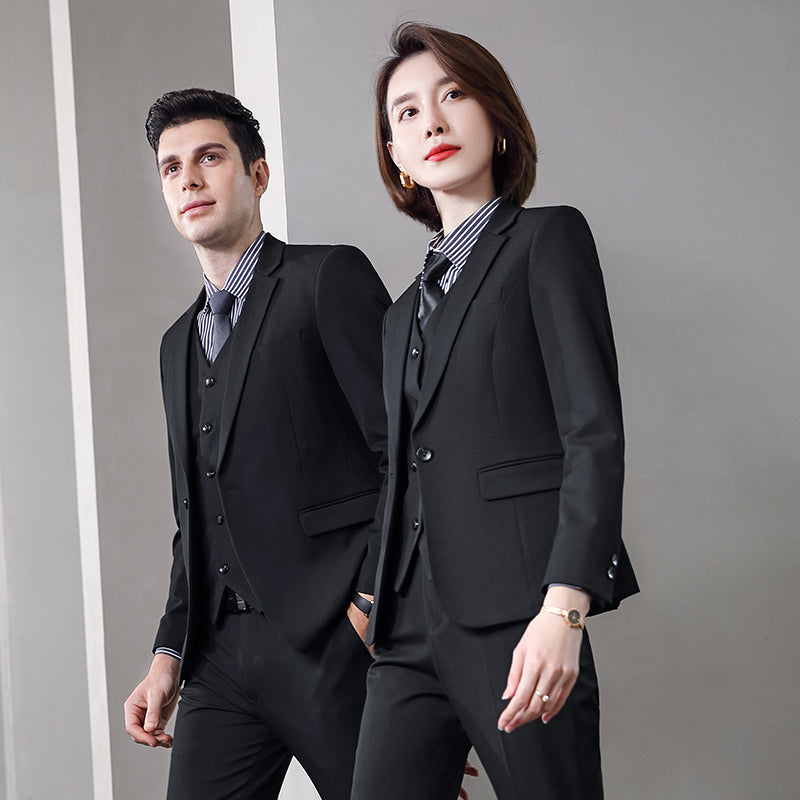 Stretch Business Suit Sets for Men & Women – Custom Uniform Blazers for Office, Hotel, School, Casino, Real Estate & Conferences