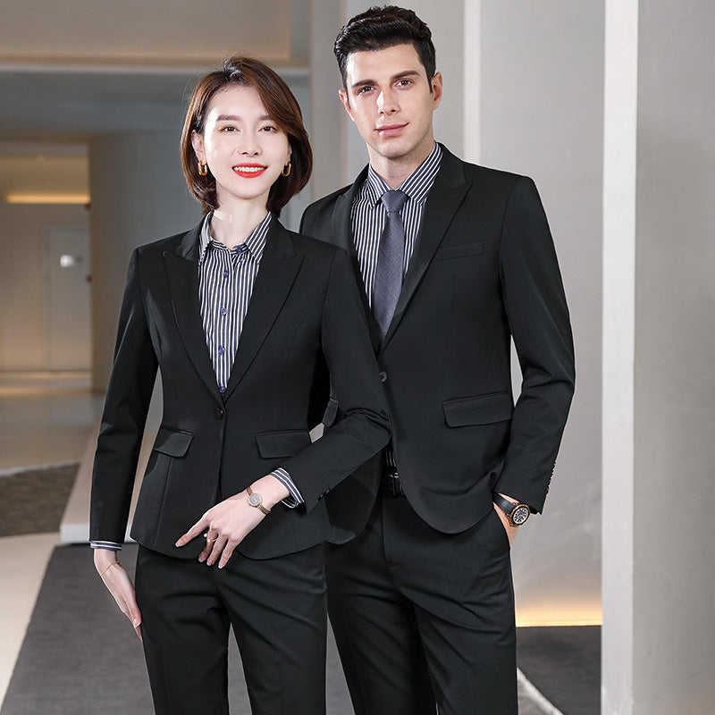 Patterned Business Suit Sets for Men & Women – Formal Uniform Blazers for Office, Hotel, School, Casino, Real Estate & Conferences