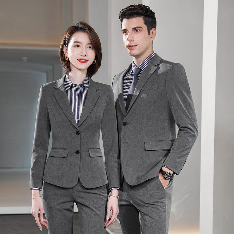 Patterned Business Suit Sets for Men & Women – Formal Uniform Blazers for Office, Hotel, School, Casino, Real Estate & Conferences
