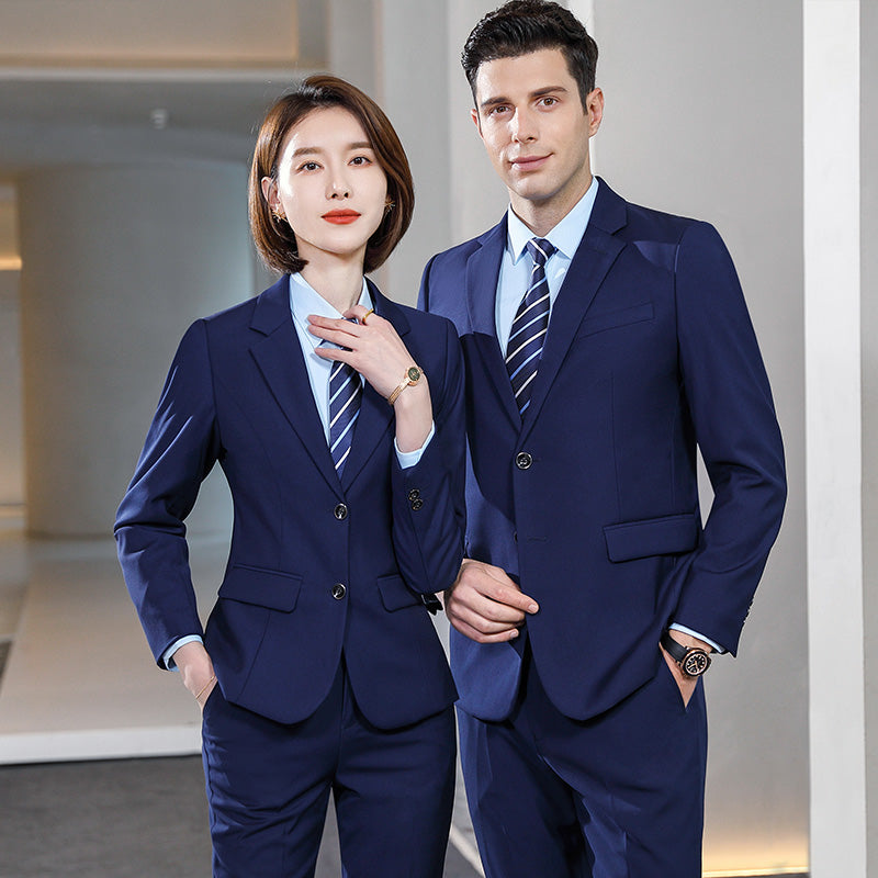 Thick Business Suit Sets for Men & Women – Formal Uniform Blazers for Office, Hotel, School, Casino, Real Estate & Corporate Meetings