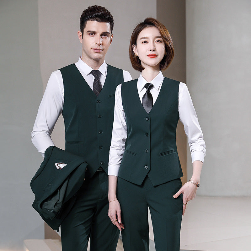 Patterned Business Suit Sets for Men & Women – Formal Uniform Blazers for Office, Hotel, School, Casino, Real Estate & Conferences