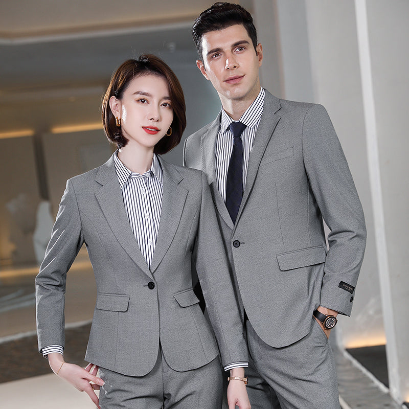 Stretch Business Suit Sets for Men & Women – Custom Uniform Blazers for Office, Hotel, School, Casino, Real Estate & Conferences