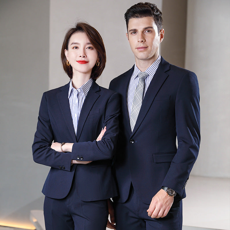 Stretch Business Suit Sets for Men & Women – Custom Uniform Blazers for Office, Hotel, School, Casino, Real Estate & Conferences