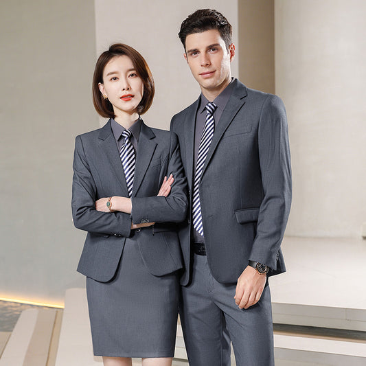 Thick Business Suit Sets for Men & Women – Formal Uniform Blazers for Office, Hotel, School, Casino, Real Estate & Corporate Meetings