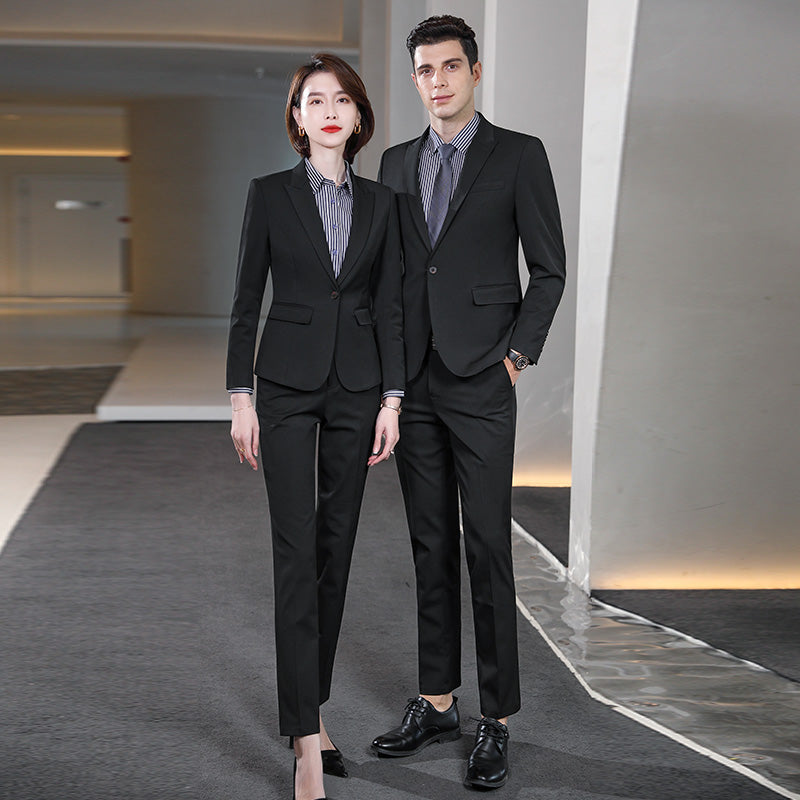 Patterned Business Suit Sets for Men & Women – Formal Uniform Blazers for Office, Hotel, School, Casino, Real Estate & Conferences