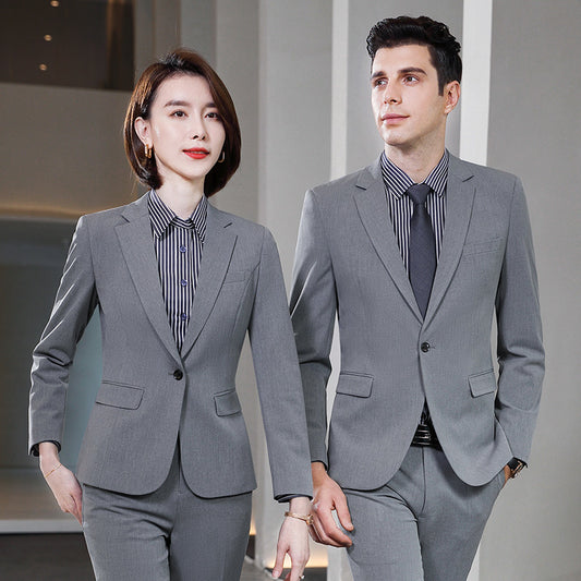 Stretch Business Suit Sets for Men & Women – Custom Uniform Blazers for Office, Hotel, School, Casino, Real Estate & Conferences
