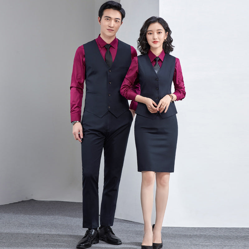 Stretch Business Suit Set for Men & Women - Professional Workwear for 4S Showrooms, Real Estate, Teachers, Hotels, Casinos, Corporate & Conference Events - Custom Embroidery & Logo Printing