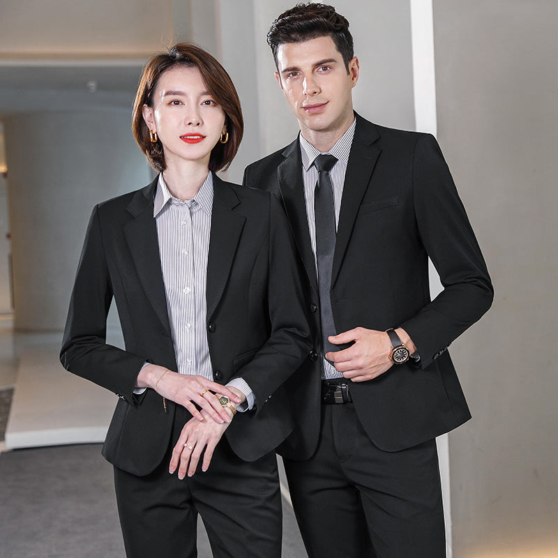 Patterned Business Suit Sets for Men & Women – Formal Uniform Blazers for Office, Hotel, School, Casino, Real Estate & Conferences