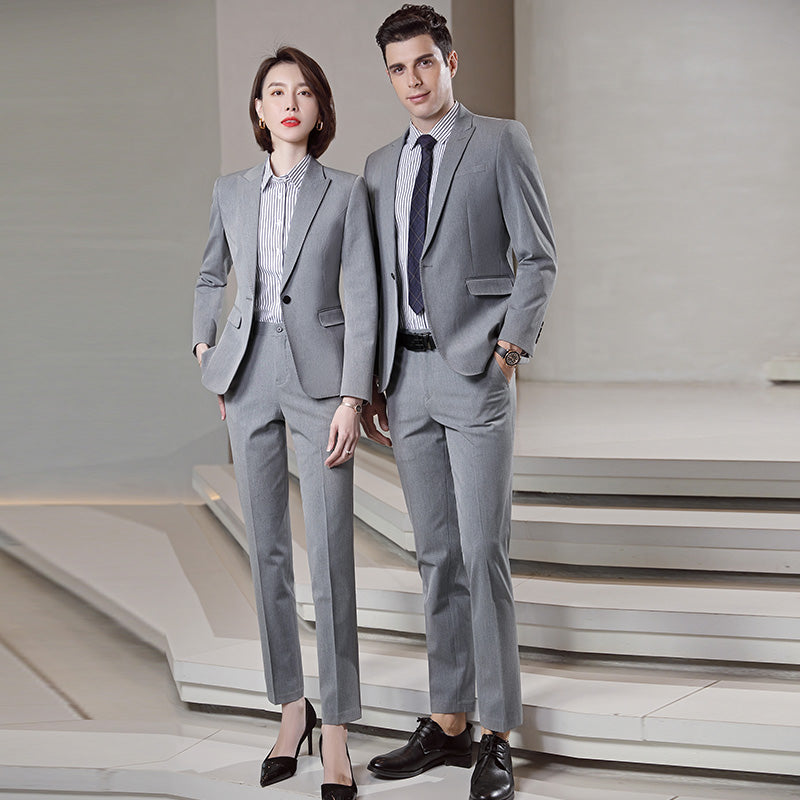 Patterned Business Suit Sets for Men & Women – Formal Uniform Blazers for Office, Hotel, School, Casino, Real Estate & Conferences