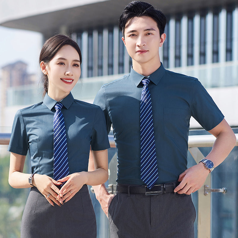 White Custom Uniform Shirts for Men & Women - Hotel, Office, School, Casino Wear