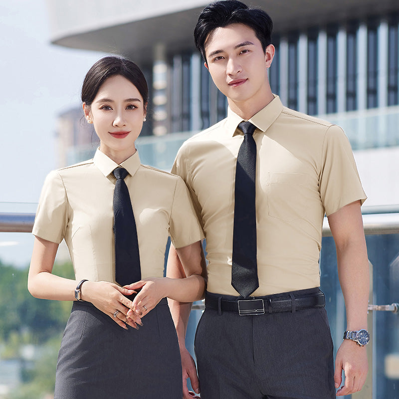 Light Blue Custom Uniform Shirts for Men & Women - Hotel, Office, School, Casino Wear