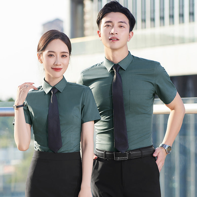 Light Blue Custom Uniform Shirts for Men & Women - Hotel, Office, School, Casino Wear