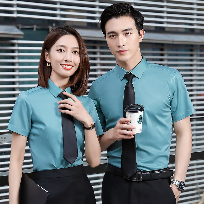 Dark Gray Custom Uniform Shirts for Men & Women - Hotel, Office, School, Casino Wear