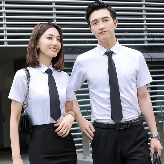White Custom Uniform Shirts for Men & Women - Hotel, Office, School, Casino Wear