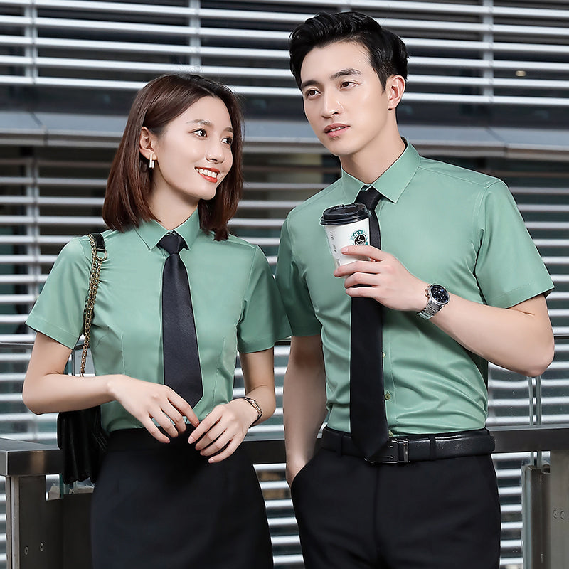 White Custom Uniform Shirts for Men & Women - Hotel, Office, School, Casino Wear