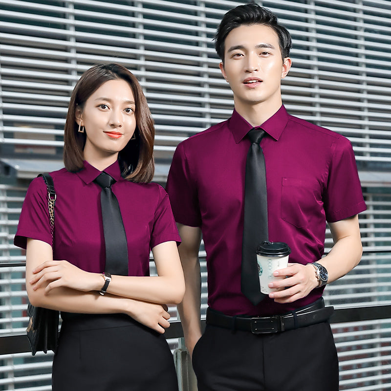 Dark Gray Custom Uniform Shirts for Men & Women - Hotel, Office, School, Casino Wear
