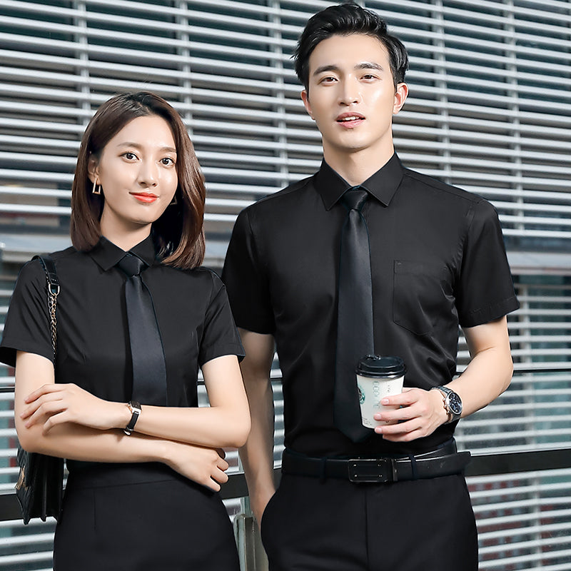 White Custom Uniform Shirts for Men & Women - Hotel, Office, School, Casino Wear